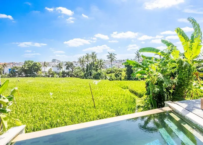 Glentana - Rare 3br With Full Rice Field Views And Sunset Villa Canggu
