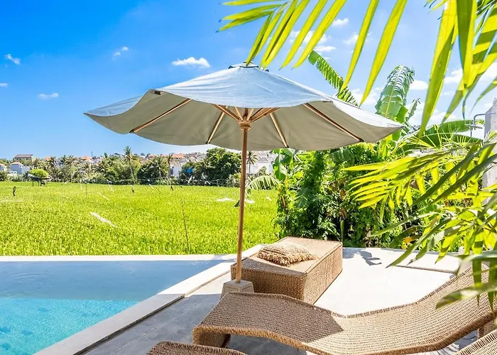Glentana - Rare 3br With Full Rice Field Views And Sunset * Canggu