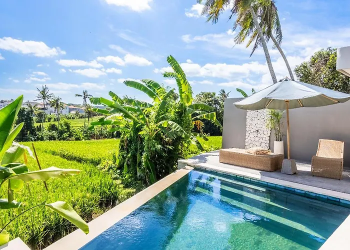 Villa Glentana - Rare 3br With Full Rice Field Views And Sunset Canggu